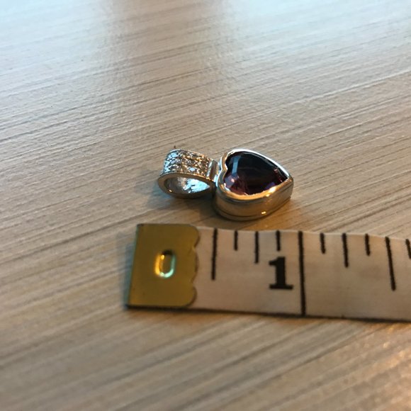 Heart pendant 18K WG - Picture 2 of 15